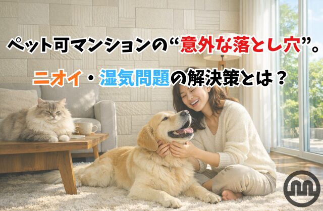 ペット可マンションの“意外な落とし穴”。ニオイ・湿気問題の解決策とは？